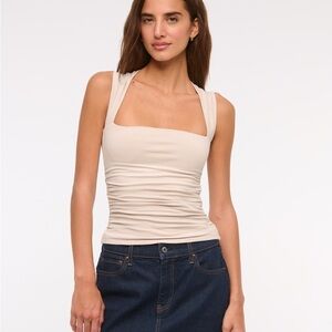 Abercrombie & Fitch Ava Tank Top White Small